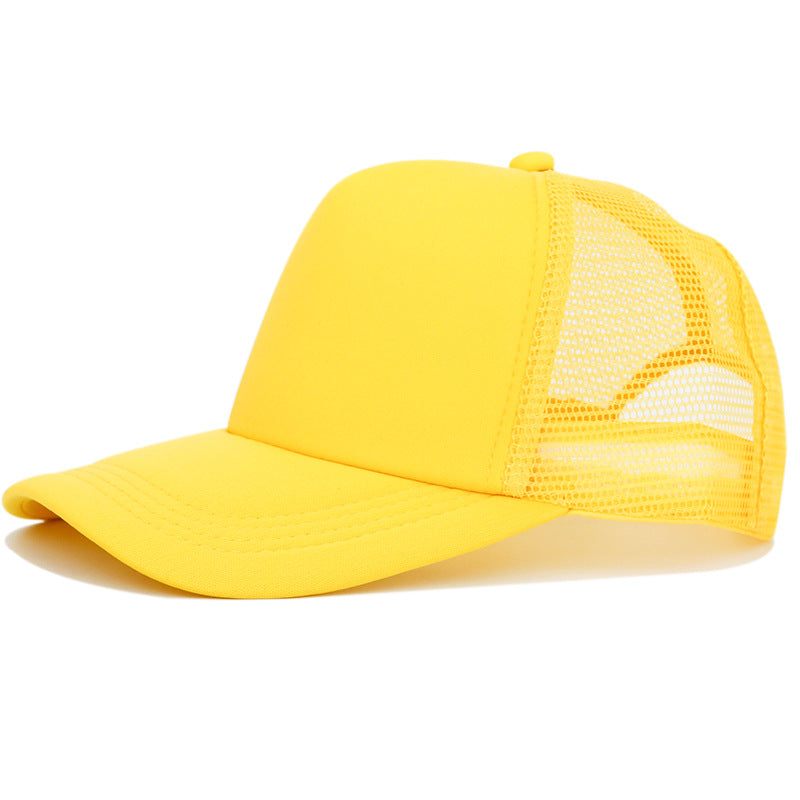 Wholesale Outdoor Solid Color Light Plate Mesh Hat Embroidery Baseball Cap ACC-HT-XiongYing001