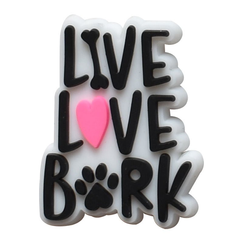 Wholesale Random 100pcs  flower  PVC Soft Rubber Shoe Buckle Decoration