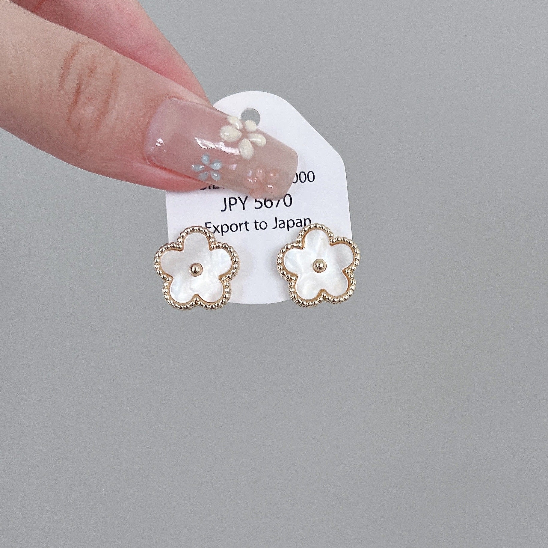 Wholesale Multi-color Flower Shell Earrings ACC-ES-ZhiRui010