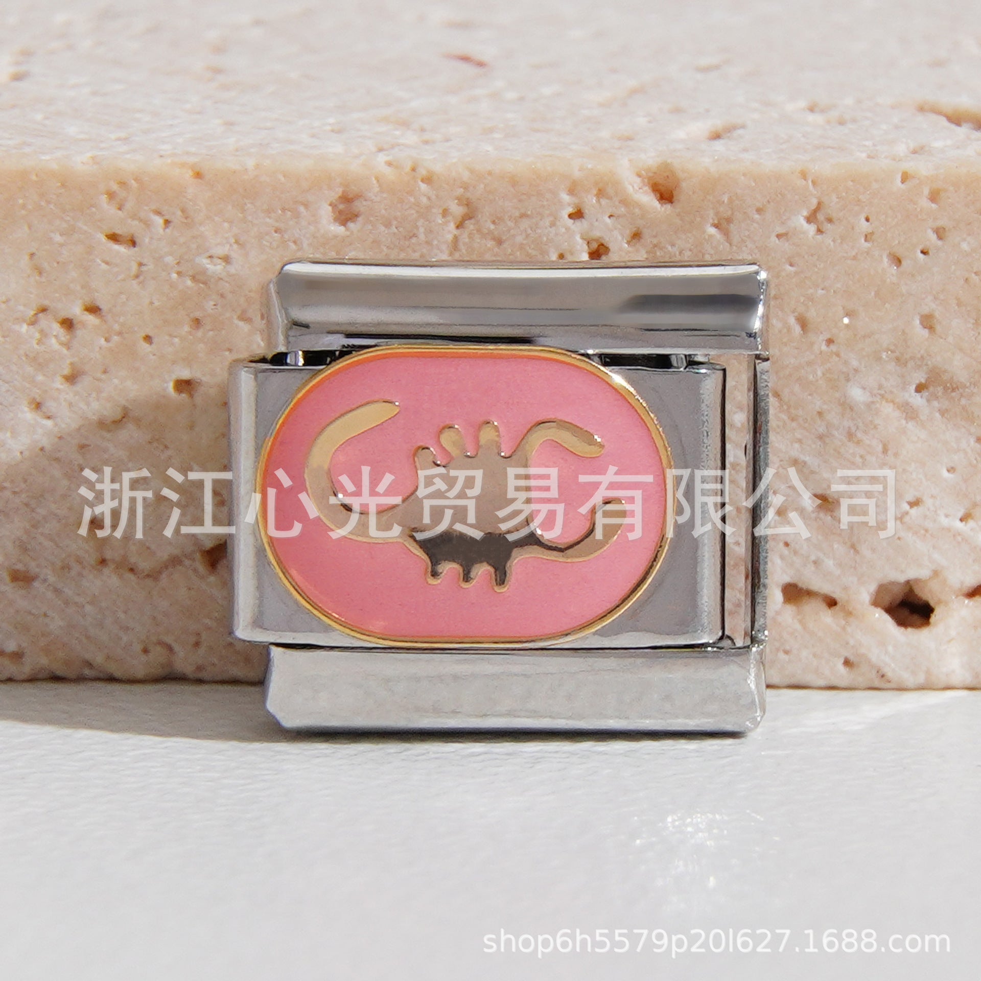 Wholesale Italian Charm Bracelet 9mm DIY Splicing Constellation Series Stainless Steel Composable Bracele