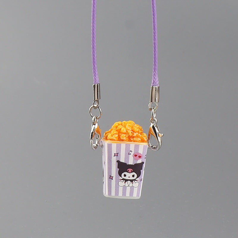 Wholesale Cute cartoon mini popcorn doll accessories