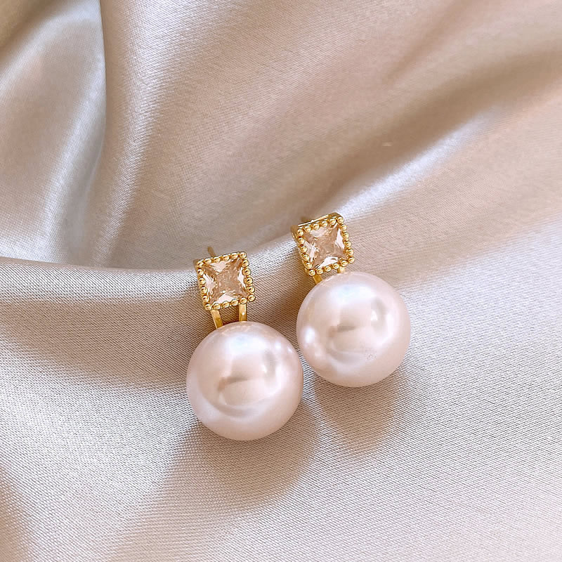 Wholesale Zircon Pearl Earrings Vintage Earrings ACC-ES-Huiih001