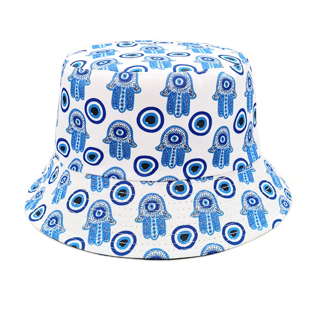Wholesale Devil Eyes Padima Palm Bucket Hat ACC-HT-ShunM003