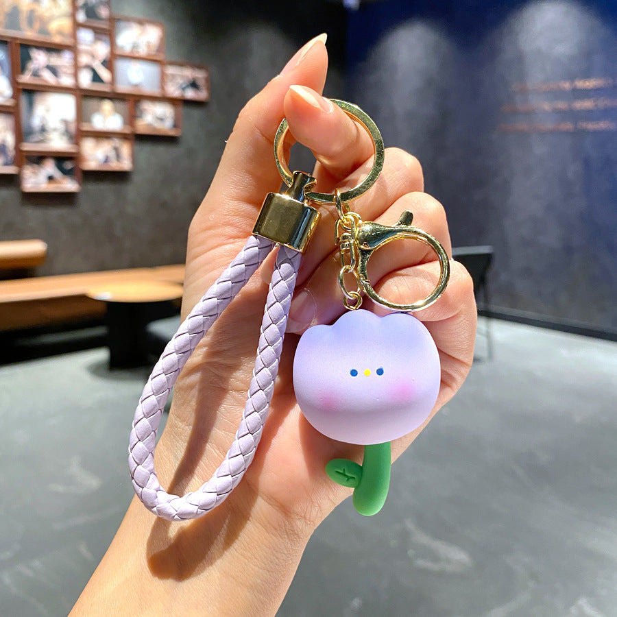 Wholesale Resin Tulip Cute Keychains ACC-KC-GongZ028