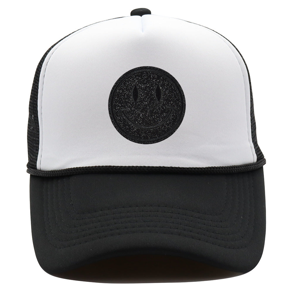 Wholesale  Smiley Face Patch Baseball Cap