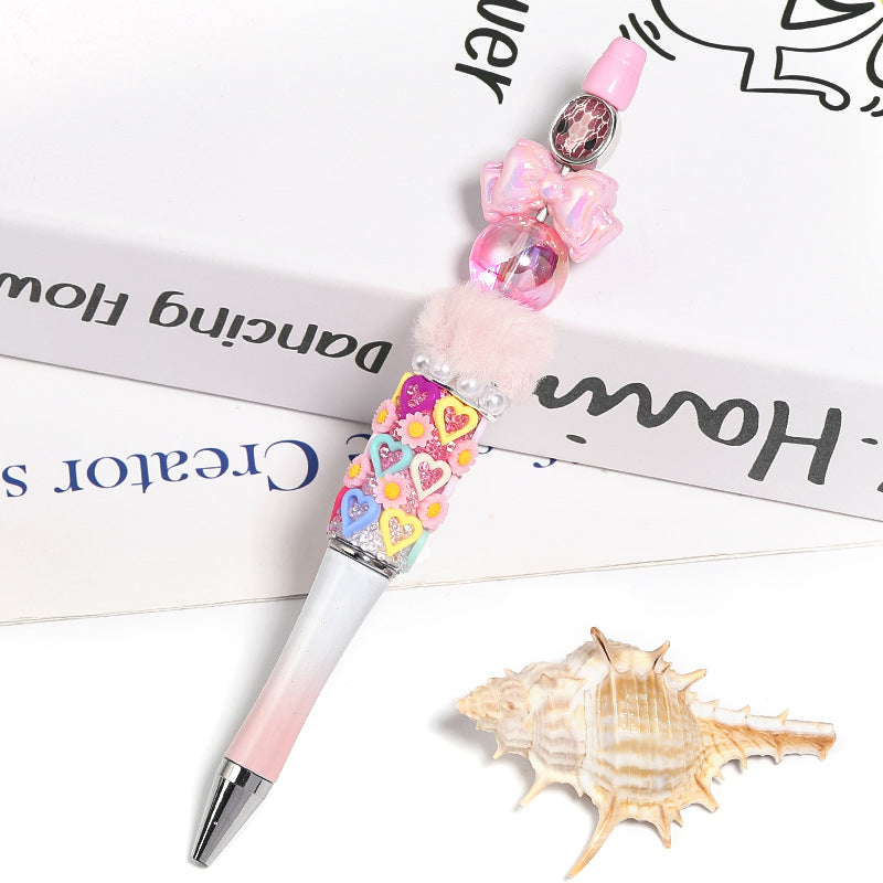 Wholesale 100pcs Snake Pattern Large Hole Acrylic Beads Diy Beaded Pen Accessories ACC-BDS-BLG141