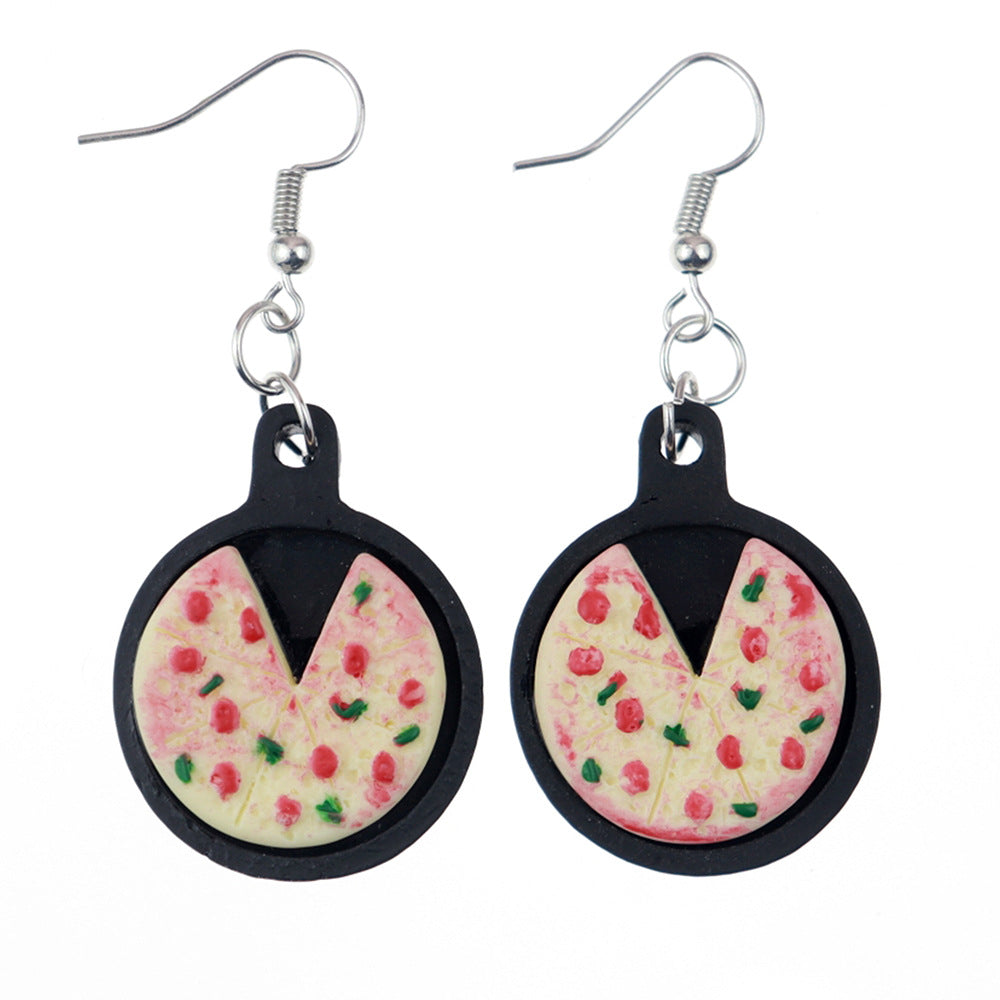 Wholesale  three-dimensional tomato food earrings