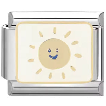 Wholesale Italy Charm Stainless Steel Modular Link Bracelet