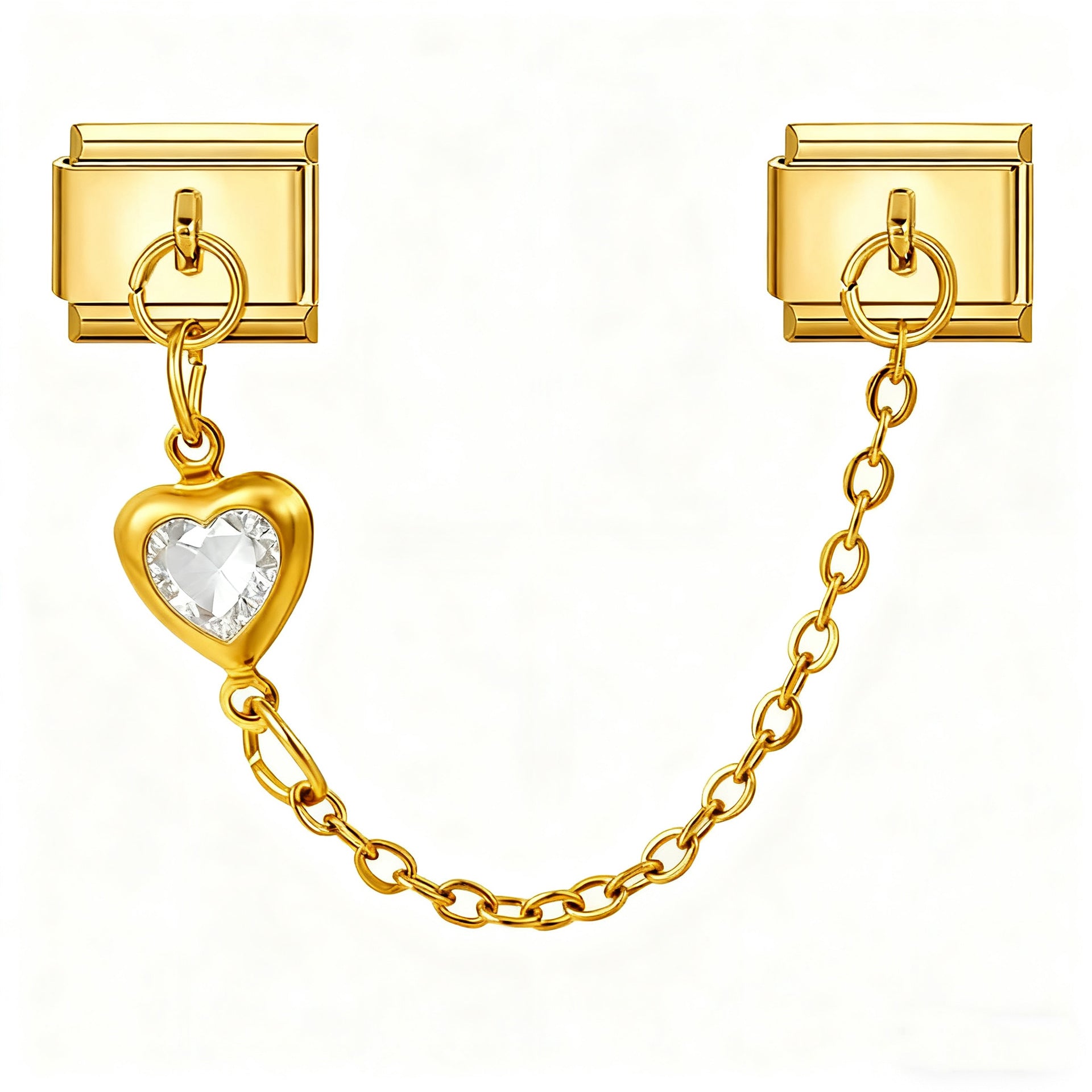 Wholesale Italian Modular Bracelet Heart Pendant DIY Composable Bracelet Charms DIY Bracelets