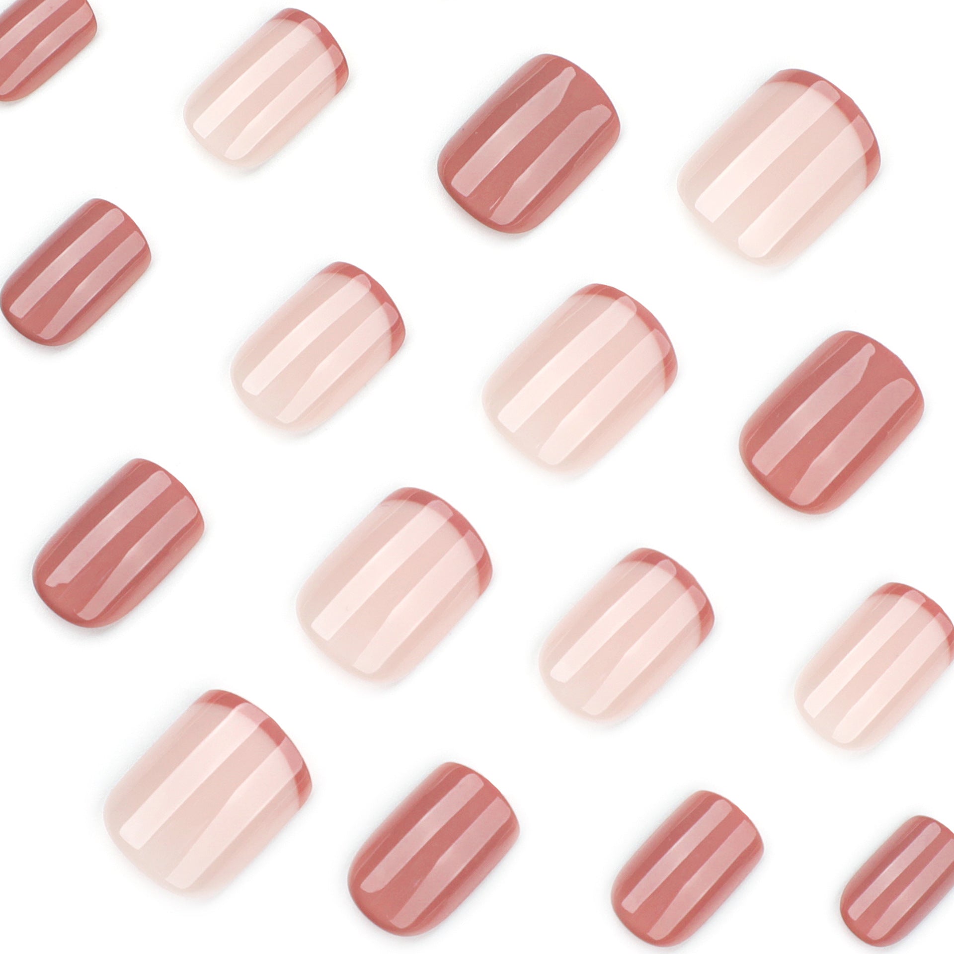 Wholesale 24 Pieces/box Solid Color Bow Nails Kits Nail Stickers