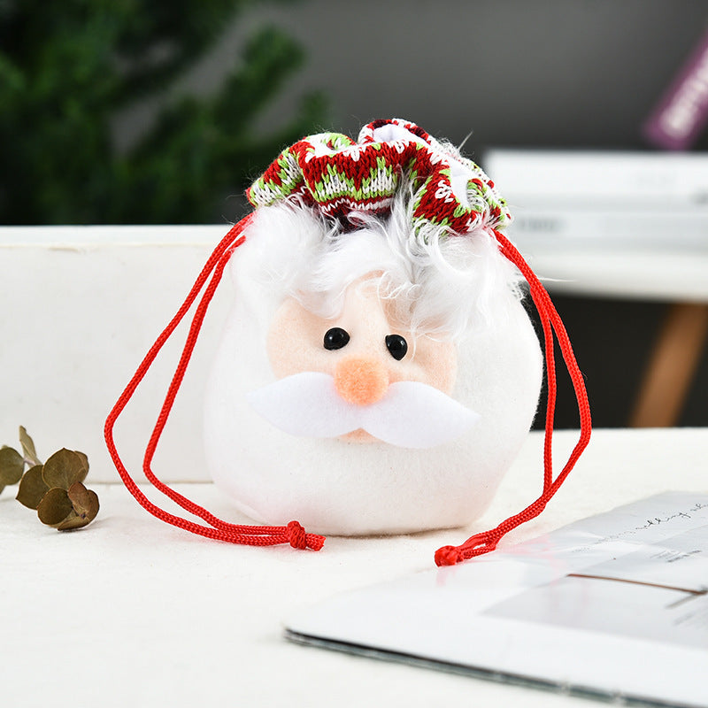 Wholesale   three-dimensional beveled decorative apple bag