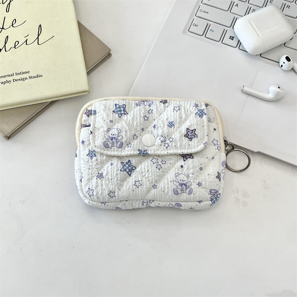 Wholesale Cute Anime Cartoon Multifunctional Card Wallet Cosmetic Bag Trendy Polyester Women S Storage Pouch For Home And Boutique Resale