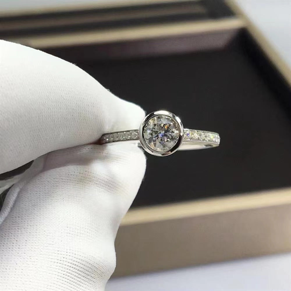 Wholesale  Rose Gold Moissanite Diamond Ring
