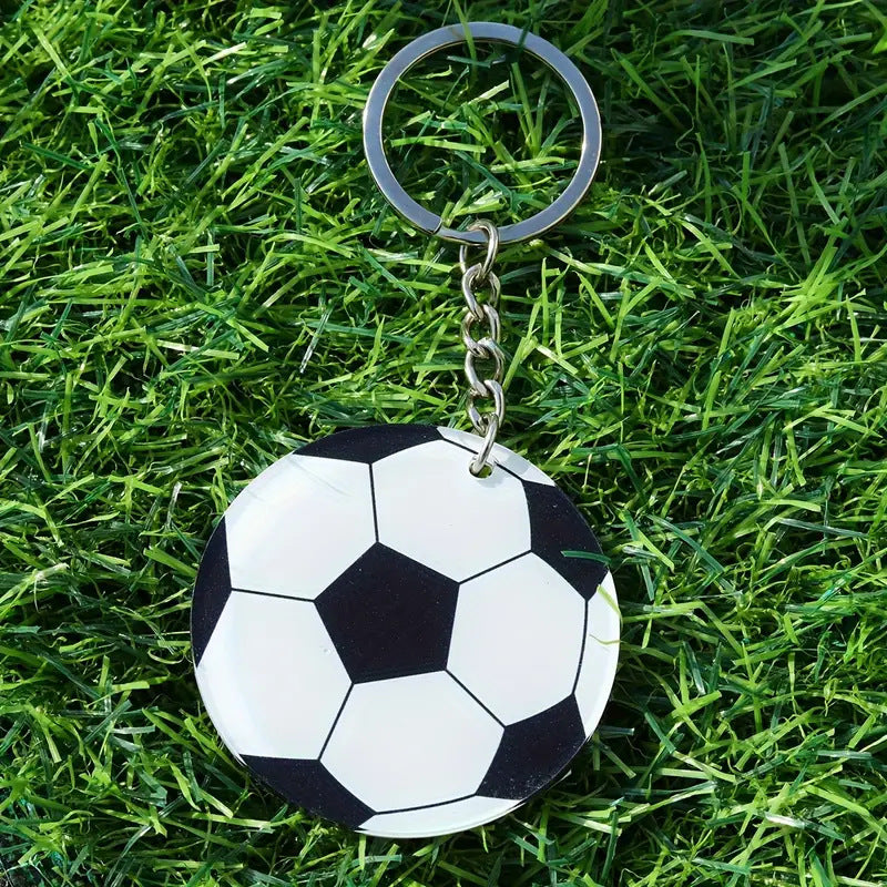 Wholesale Acrylic Football Baseball Basketball Rugby Volleyball Keychains ACC-KC-XiaoCha002