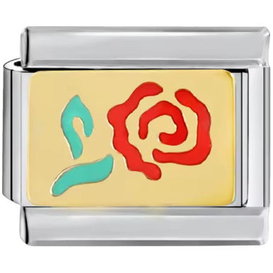 Wholesale Italian Charm Bracelet 9mm DIY Splicing Cute Cartoon Stainless Steel Composable Bracelet