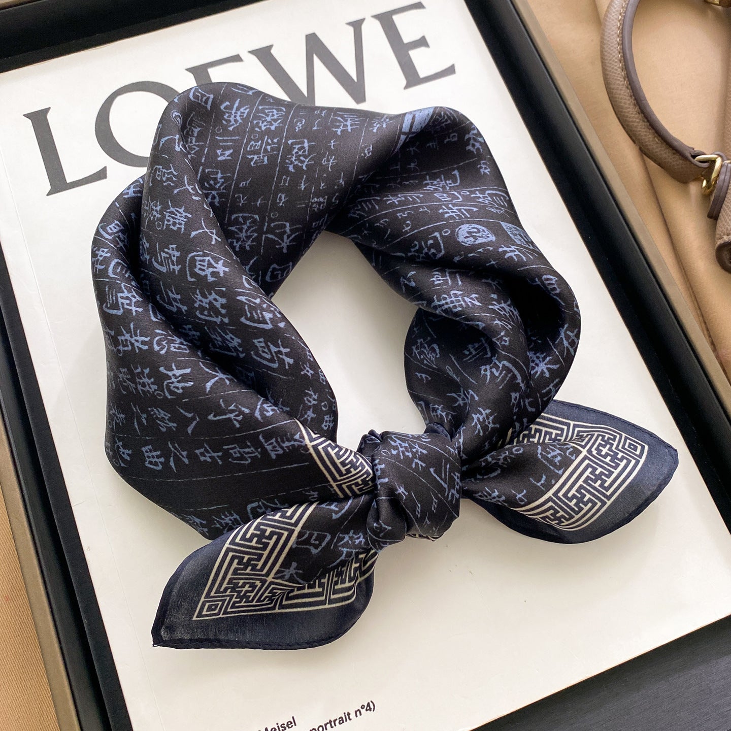 Wholesale Letter   Silk Scarf