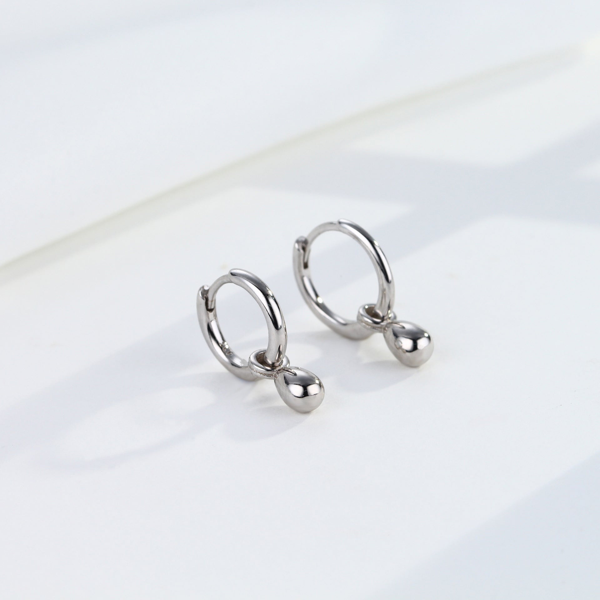 Wholesale  s925 sterling silver drop beads earring