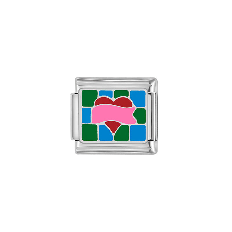 Bracelet de charme italien en gros 9 mm DIY Splicing Mots anglais Bracelet composable en acier inoxydable