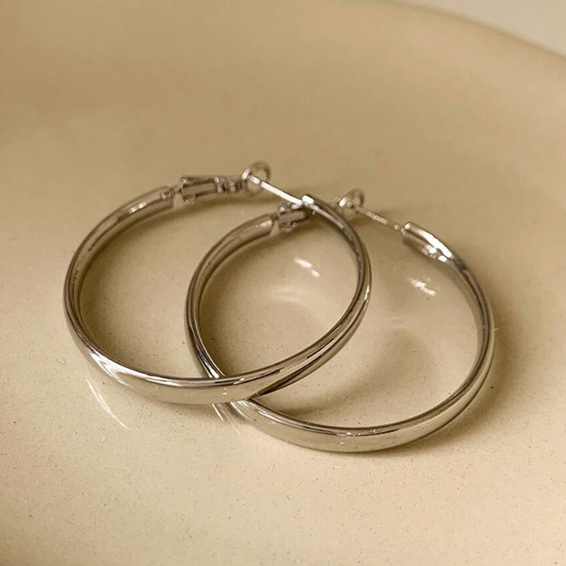 Wholesale Metal Hoop Earrings for Women Elegant Earrings ACC-ES-DangKa001