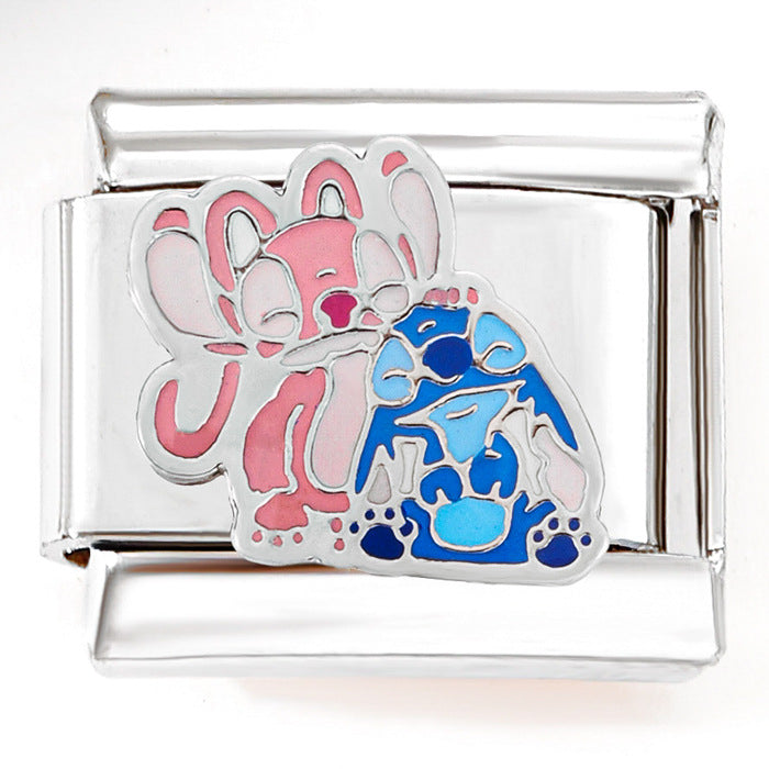 Wholesale Italian Charm Bracelet 9mm DIY Splicing Mountaineering Team Sunflower Stainless Steel Composable Bracelet