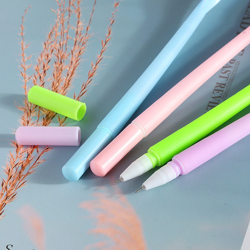 Wholesale Cute creative encounter light discoloration rose modeling soft silicone student gel pen