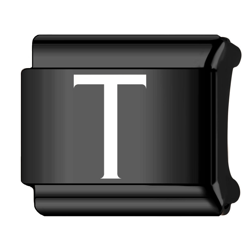 Wholesale Italian Charm Bracelet 9mm DIY Splicing Laser Letters Stainless Steel Composable Bracelet