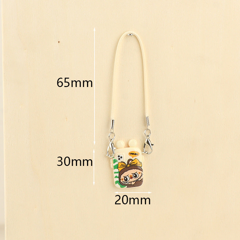 Wholesale Cute cartoon mini mobile phone pendant doll accessories