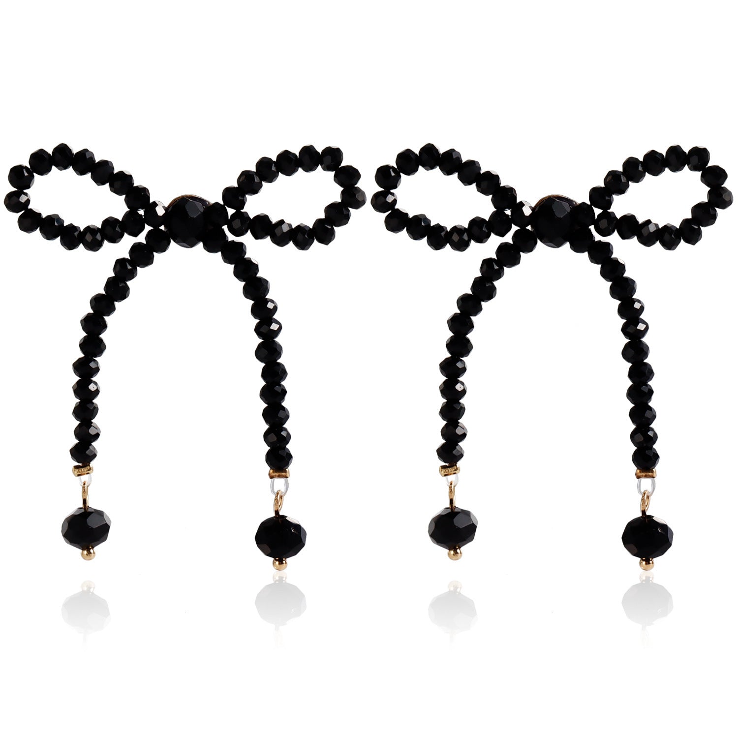 Wholesale Vintage Bow Hand Braided Earrings ACC-ES-Miaosi001