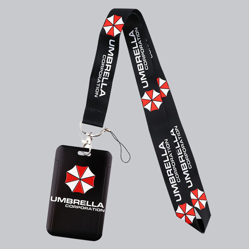 Wholesale Lanyard Hard shell card holder double-sided