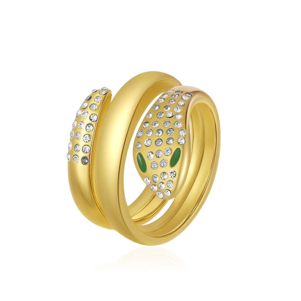 Wholesale Women' s Gold Plated Stainless Steel Cube Ring,  Trendy Boutique Resale Jewelry