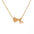 Wholesale light luxury love 18K gold stainless steel 26 letters necklace