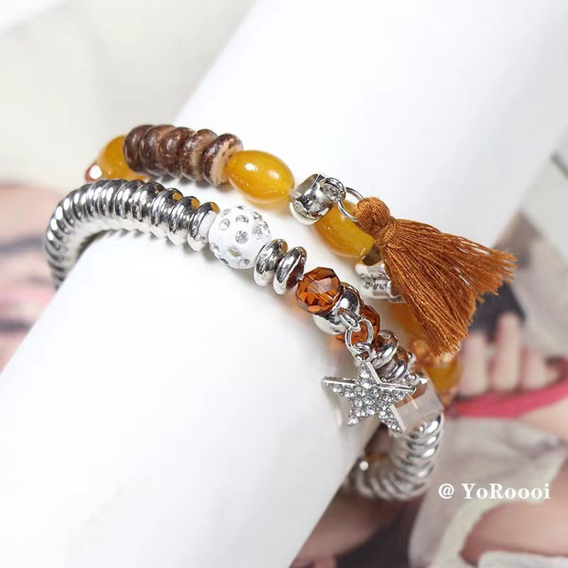Wholesale boho style stacking bracelets ACC-BT-Shuxin004