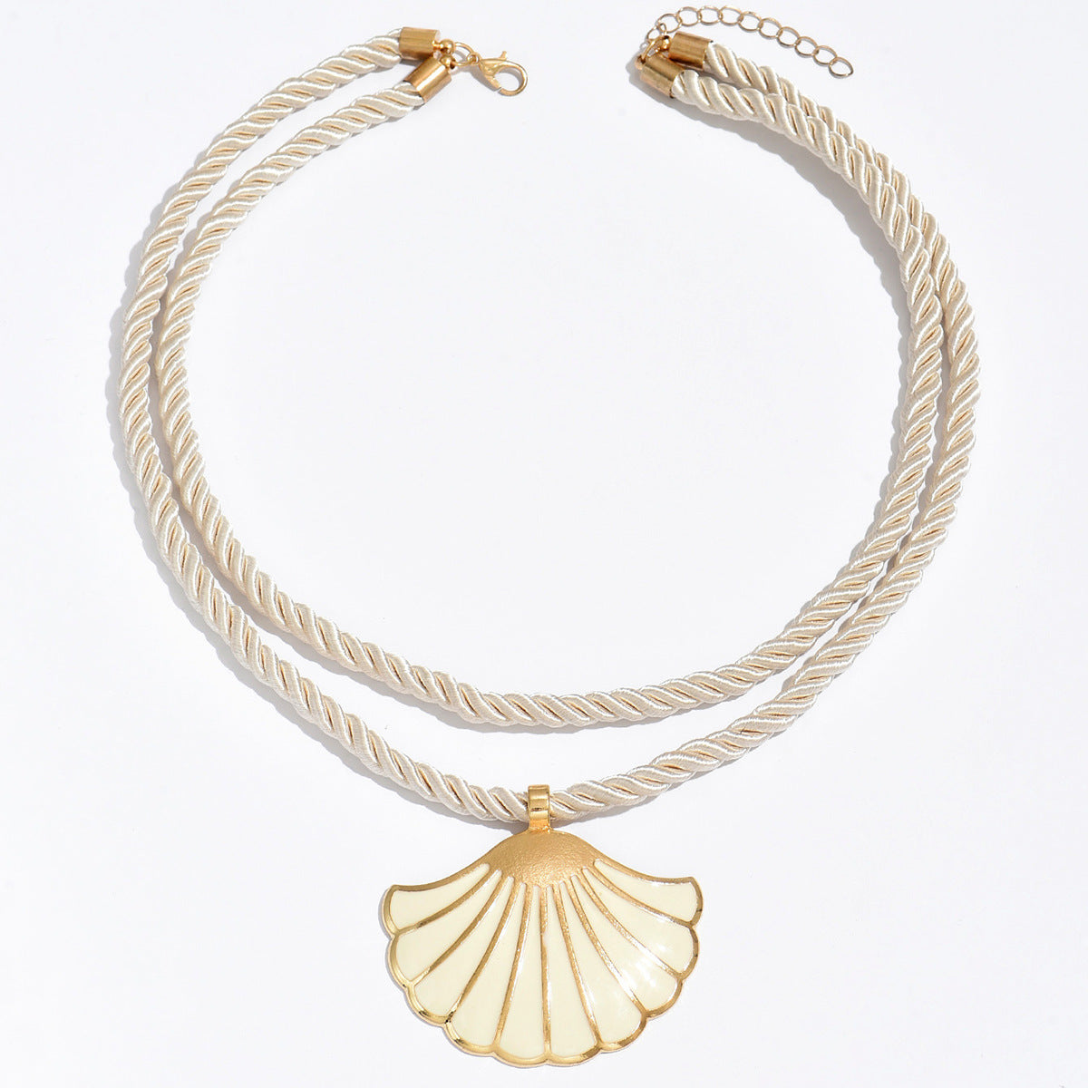 Wholesale Oil dripping shell pendant necklace