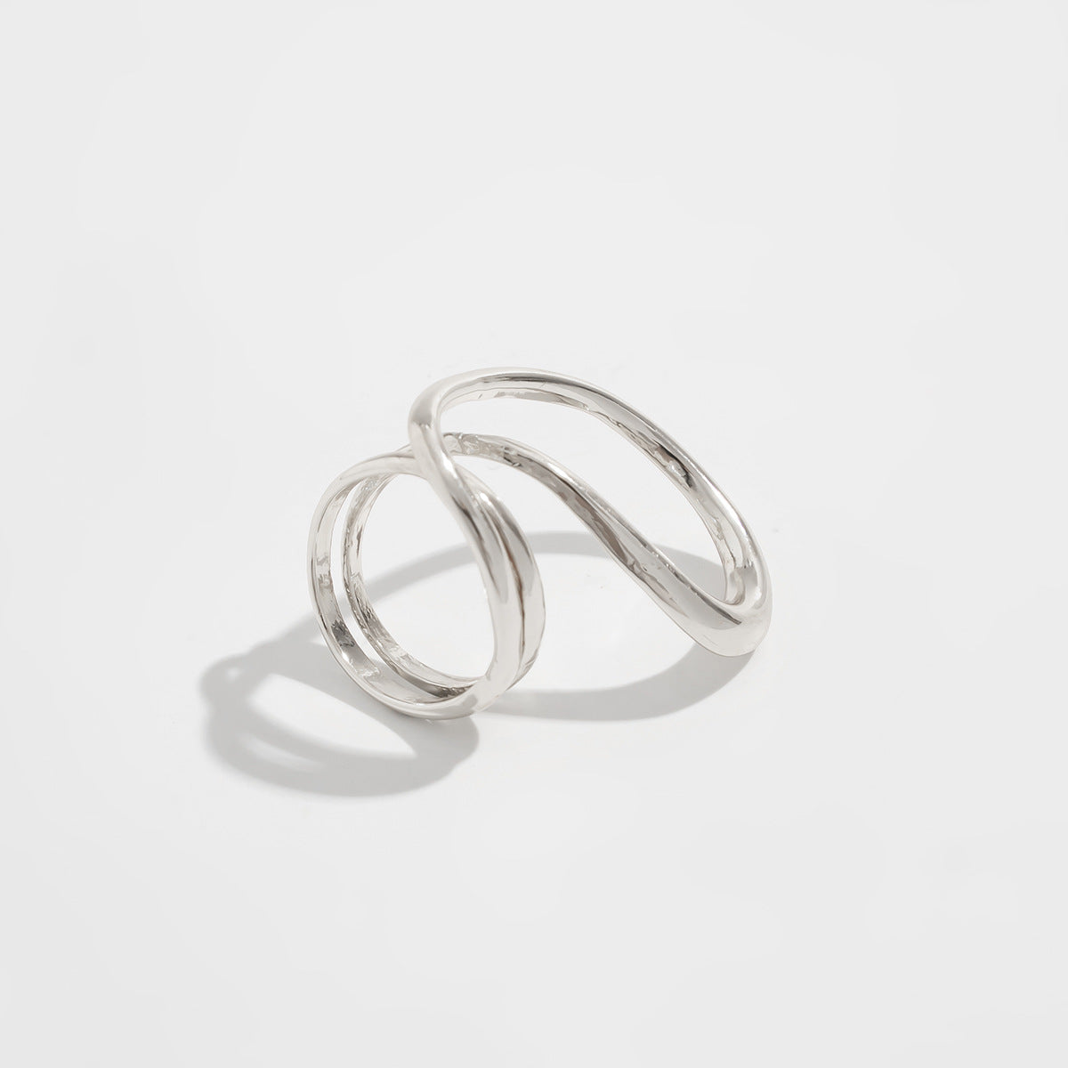 Wholesale Irregular alloy spring water drop smooth bracelet set