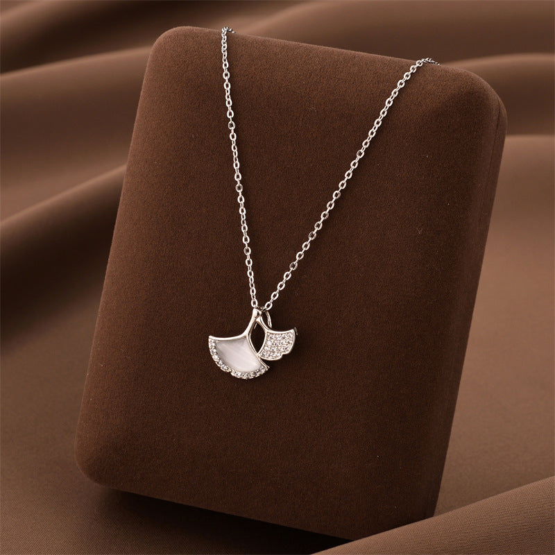 Wholesale Silver Titanium Steel Necklace ACC-NE-Quanx005