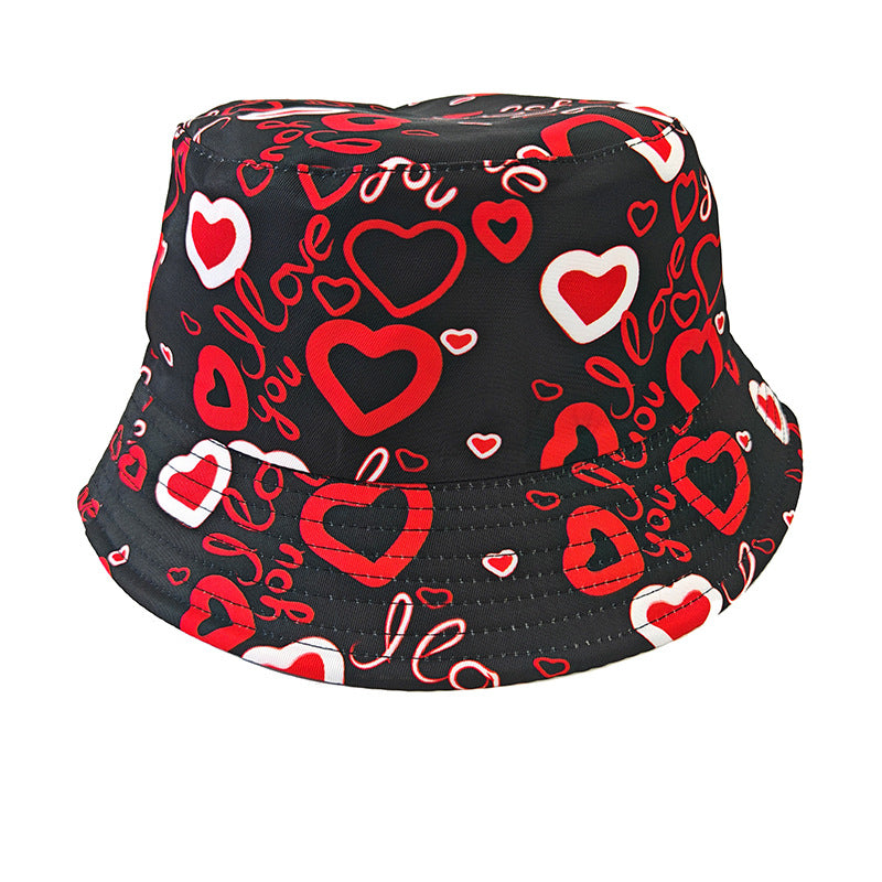 Wholesale Happy Birthday Printed Bucket Hat for Outdoor Sun Protection Fashion Accessory