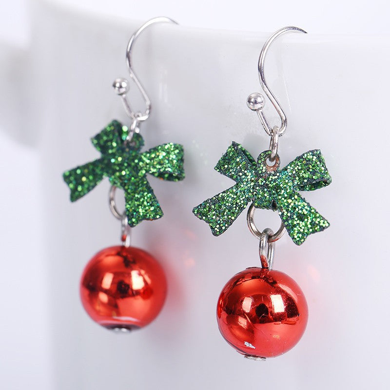 Wholesale Christmas Onion Powder Earrings ACC-ES-Boman005