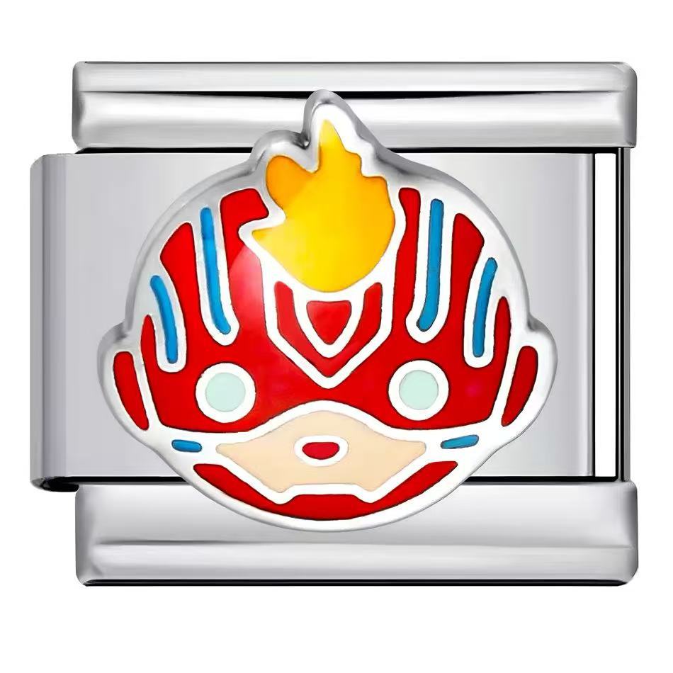 Bracelet de charme italien en gros 9 mm Éléments de héros d'épissage bricolage Bracelet composable en acier inoxydable Accvip