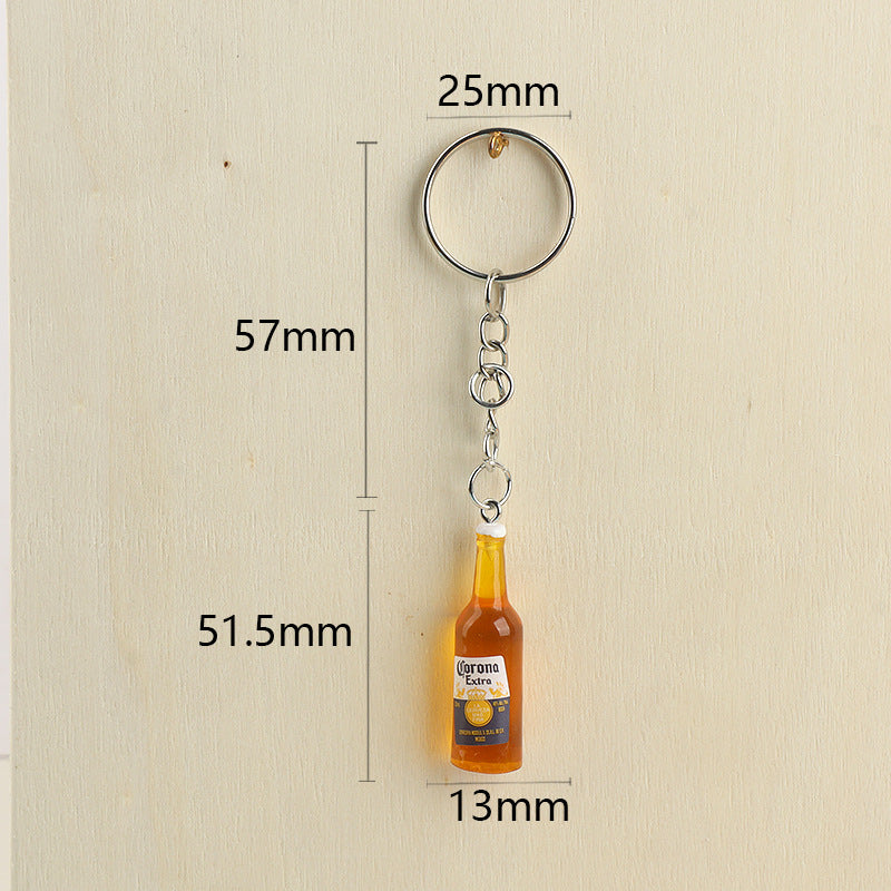 Wholesale Beer bottle keychain