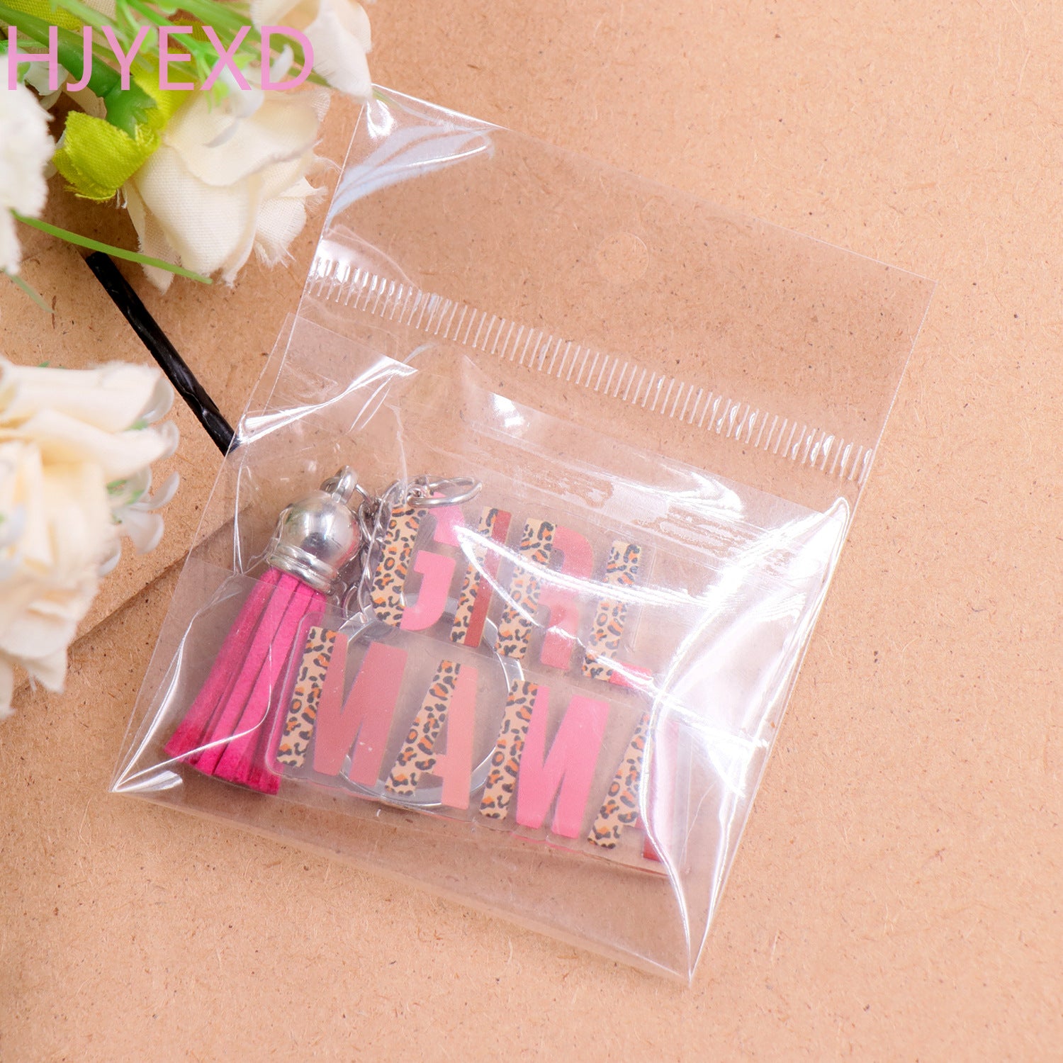 Wholesale Boy Mom Girl Mom Mother's Day Gift Acrylic Keychain ACC-KC-XiaoYan013