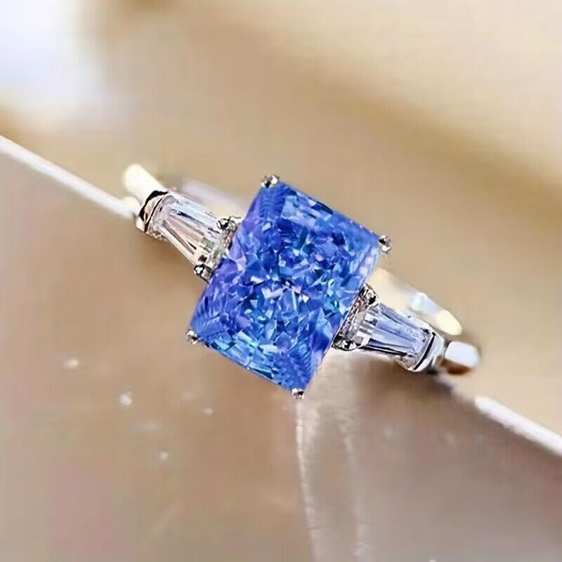 Wholesale Copper Zircon Ring Geometric Sweet Romantic Women' s Jewelry Accessory