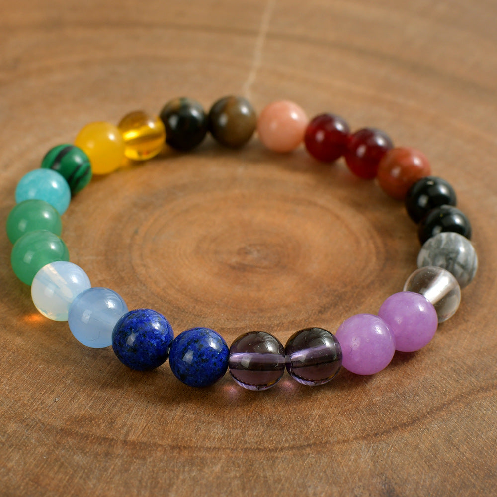 Wholesale 2PCS Colorful natural stone bracelet