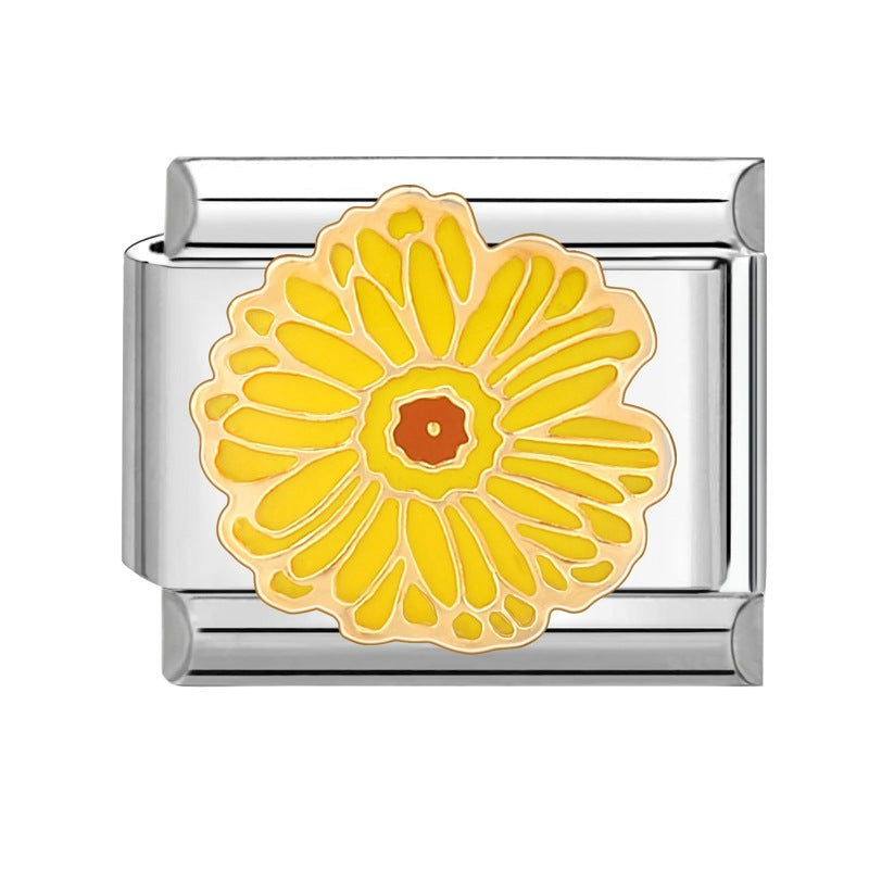 Wholesale Italian Charm Bracelet 9mm DIY Splicing Removable Titanium Steel Composable Bracelet