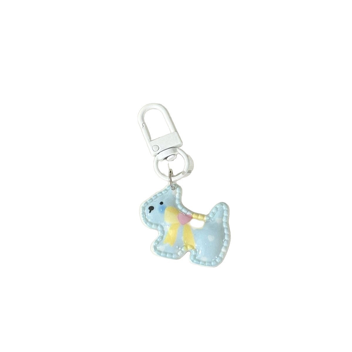 Wholesale Plastic Resin Cartoon Little Animal Keychain Bag Charm - Cute Bear Pig Keyring for Backpack Student Gift