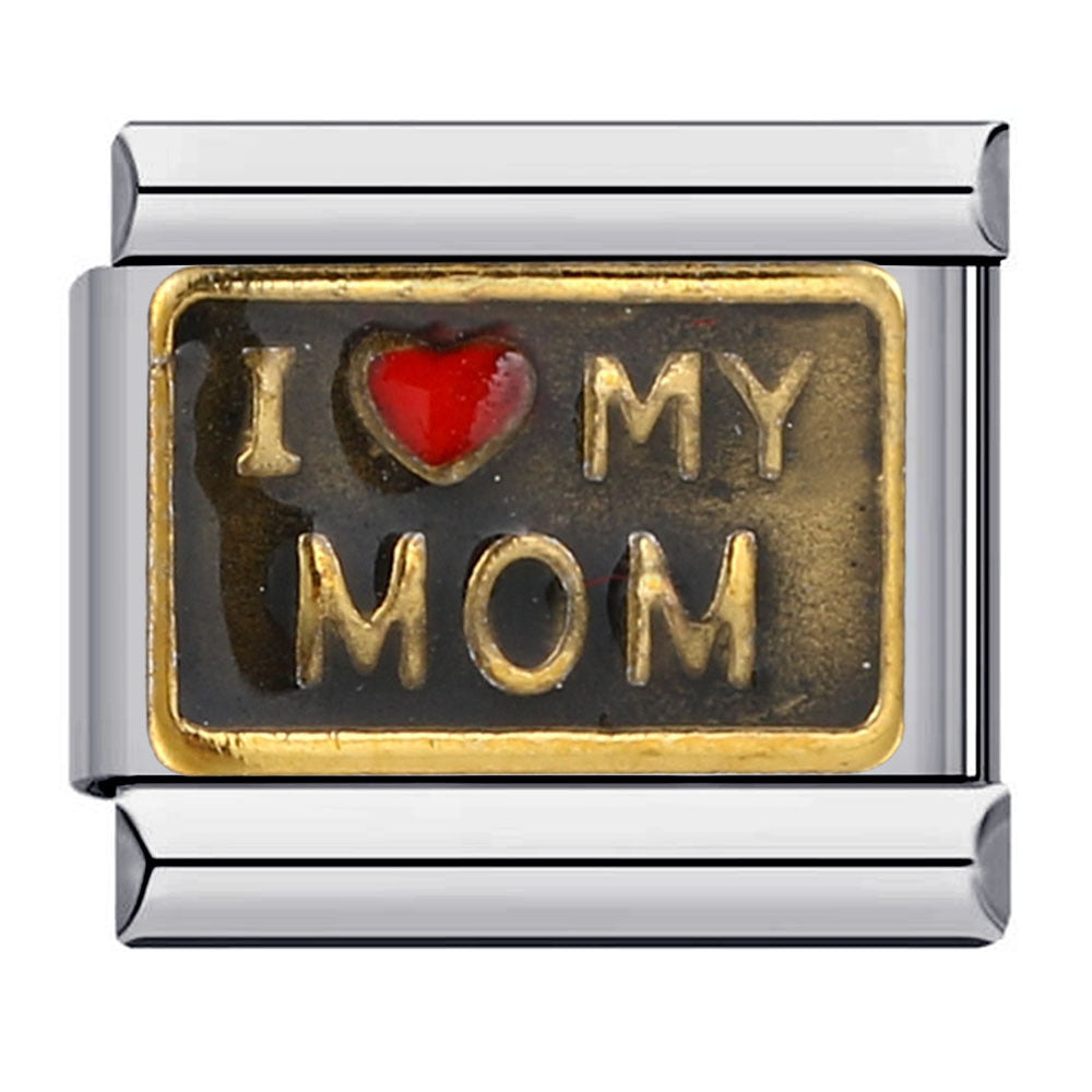 Wholesale Italian Charm Bracelet 9mm DIY Splicing Removable Family Elements Stainless Steel Composable Bracelet