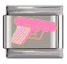 Wholesale Italian Charm Bracelet 9mm DIY Splicing Pink Series Titanium Steel Composable Bracelet