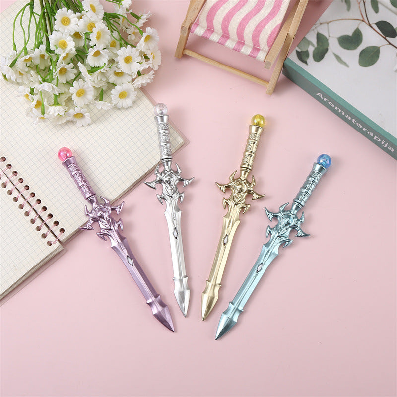Wholesale Creative cute  weapon gel pen knife-shaped beads gel pen
