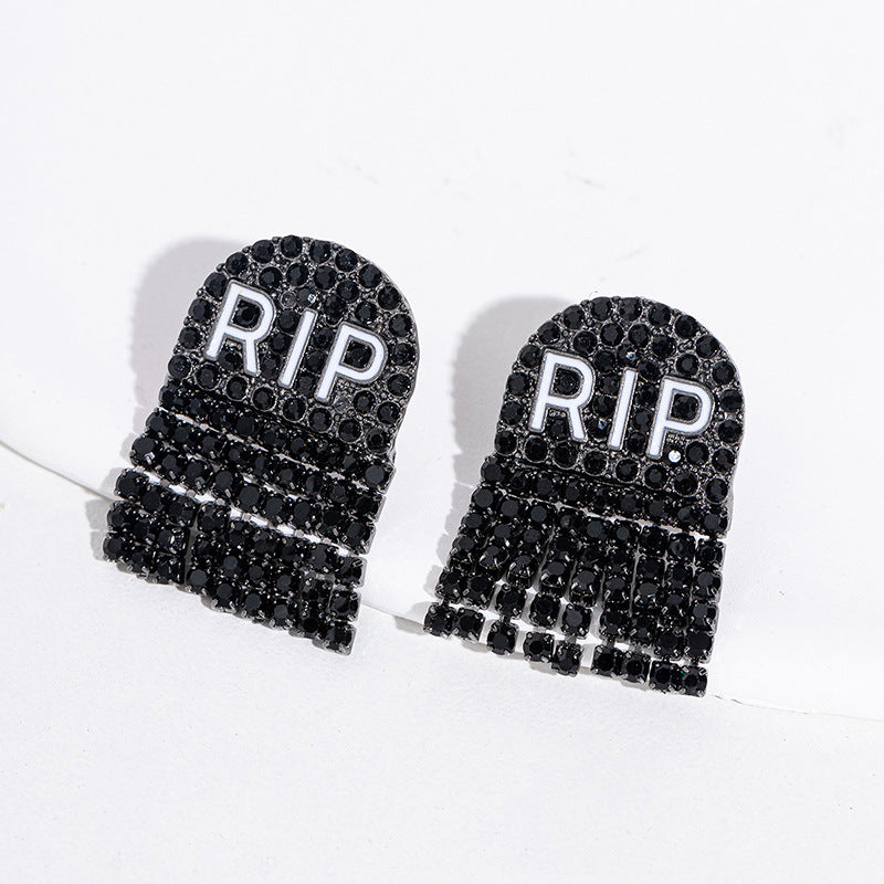 Wholesale  Earrings – Skull Pumpkin Witch Bat Designs,  Zinc Alloy Stud and Dangle,  Fashion Accessory for Party Gift Resale