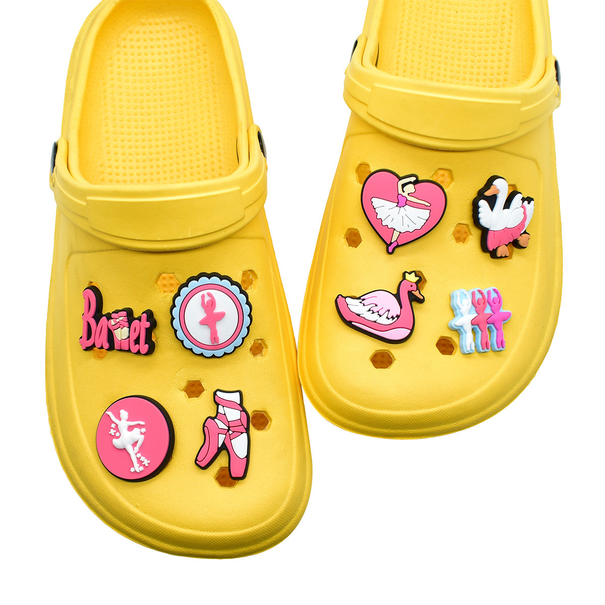 Wholesale Random 100pcs Ballet Series Shoes Accessories Shoes Charms