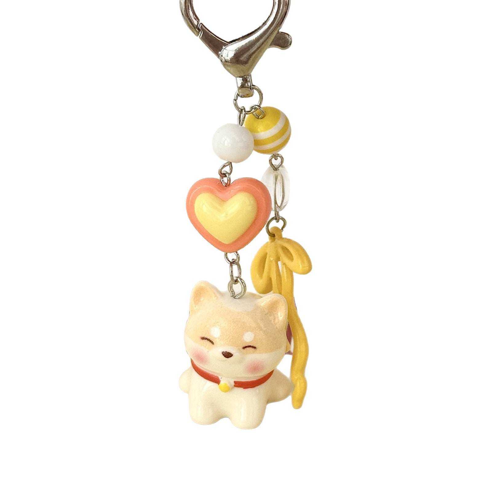 Wholesale Cartoon Cute Puppy Beaded Keychains